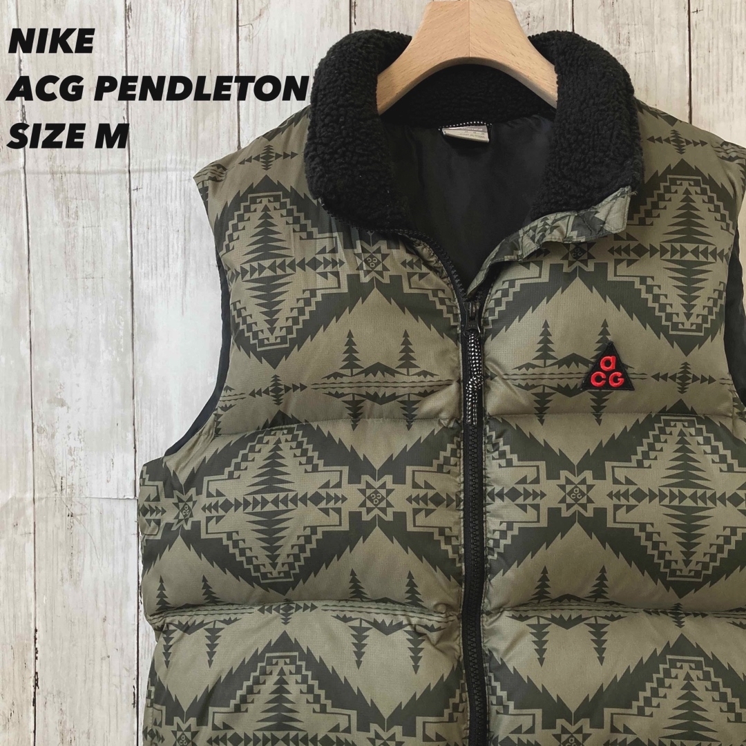 NIKE - 人気！NIKE ACG PENDLETONナイキ×ペンドルトン ダウンベスト M