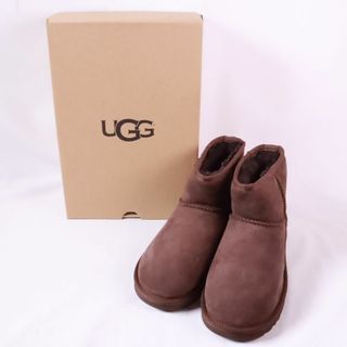 アグ(UGG)のUGG　アグ　classic mini ブーツ　　茶　22.0(ブーツ)