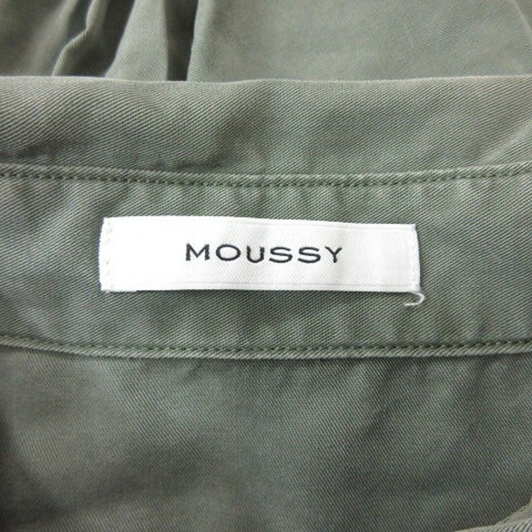 moussy(マウジー)のマウジー シャツ ブラウス 長袖 F 緑 カーキ /YI レディースのトップス(シャツ/ブラウス(長袖/七分))の商品写真