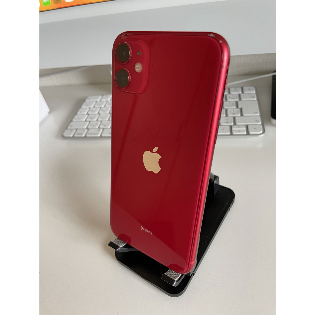 iPhone(アイフォーン)のiPhone11 64GB au simフリー 中古 ジャンク スマホ/家電/カメラのスマートフォン/携帯電話(スマートフォン本体)の商品写真