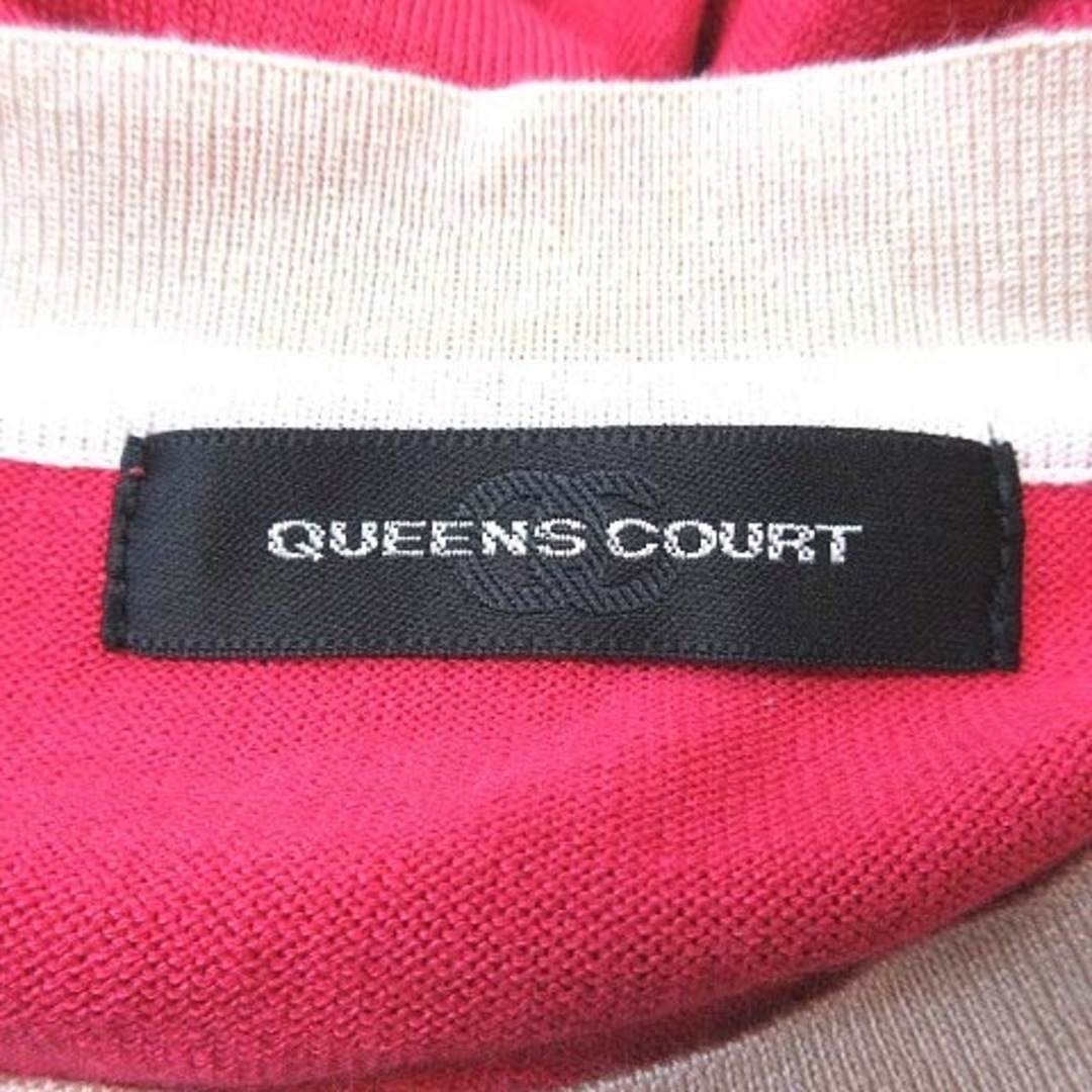 QUEENS COURT(クイーンズコート)のクイーンズコート カーディガン 長袖 カットソー 半袖 タートルネック 2 レディースのトップス(アンサンブル)の商品写真