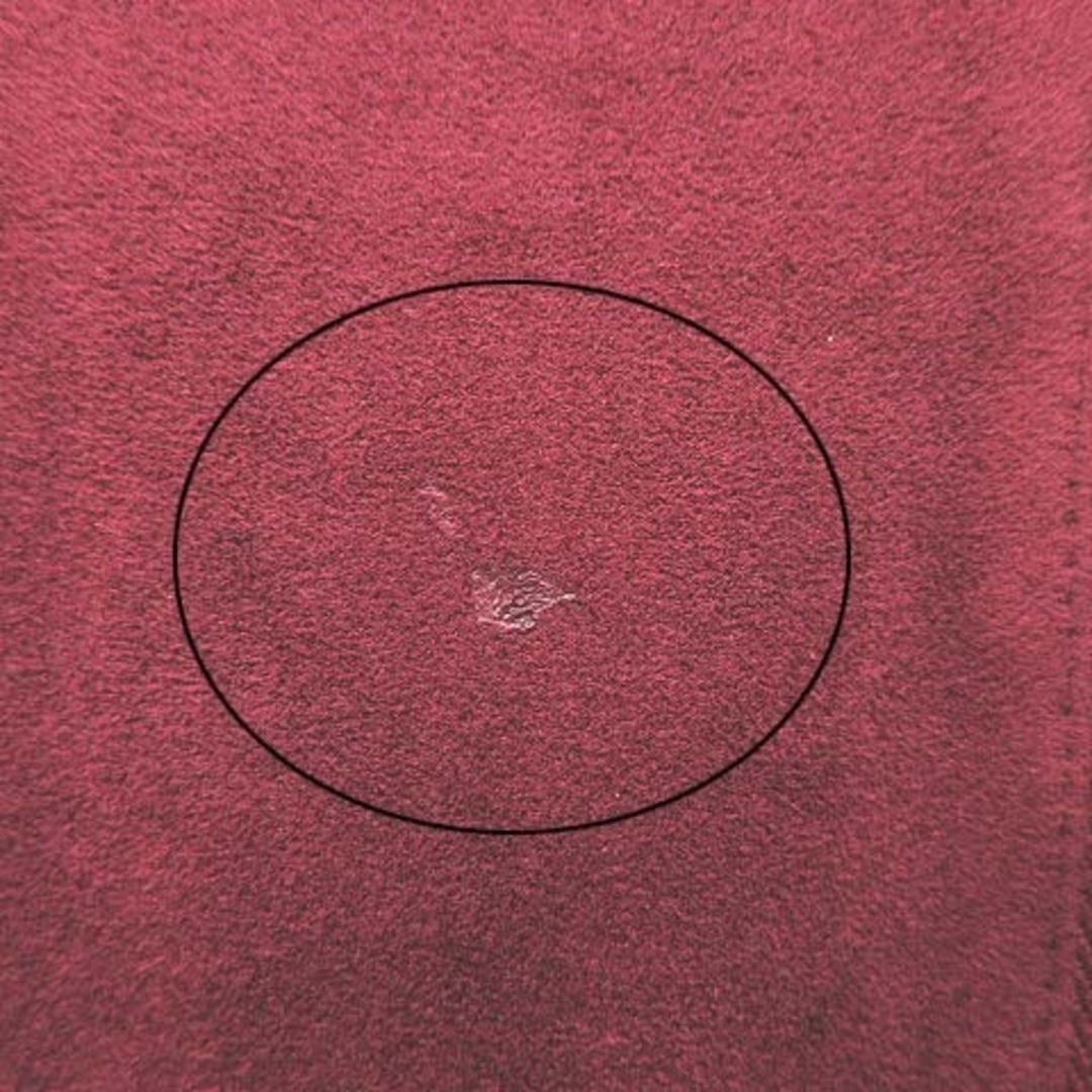 Rirandture(リランドチュール)のリランドチュール フレアスカート ひざ丈 フェイクスエード 2 赤 ワインレッド レディースのスカート(ひざ丈スカート)の商品写真