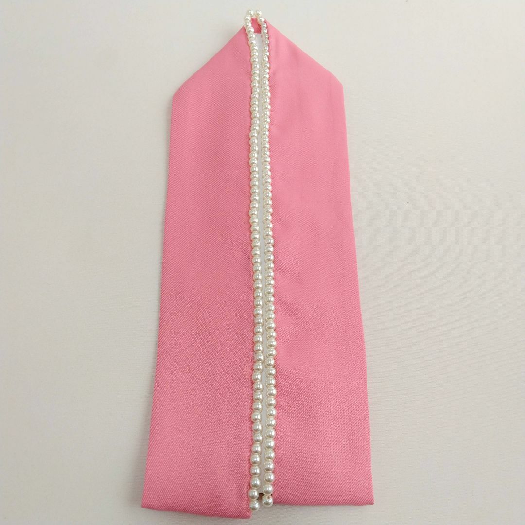 ピンク　パール　伊達衿　重ね衿　伊達襟　重ね襟　振袖　訪問着　和装小物　新品 レディースの水着/浴衣(和装小物)の商品写真