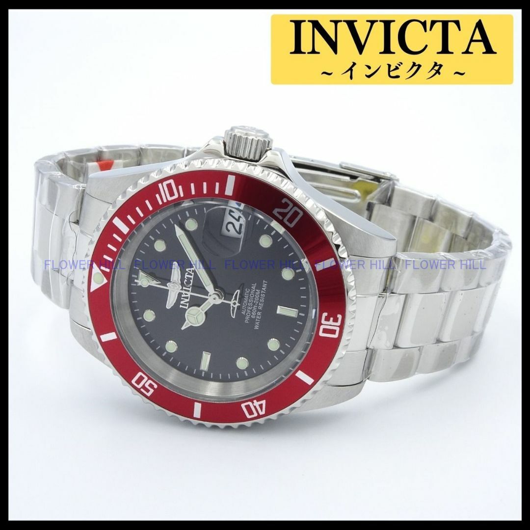 INVICTA(インビクタ)のINVICTA 腕時計 自動巻き 赤ｘ黒 PRO DIVER 22830 メンズの時計(腕時計(アナログ))の商品写真