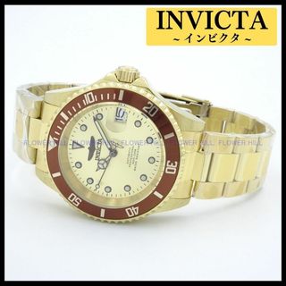 インビクタ(INVICTA)のINVICTA 腕時計 自動巻き 茶ｘ金 PRO DIVER 34766(腕時計(アナログ))