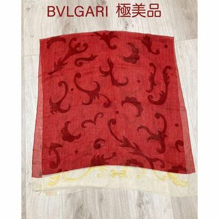ブルガリ(BVLGARI)の【極美品】BVLGARI ブルガリ シルク100% スカーフ ストール ショール(バンダナ/スカーフ)