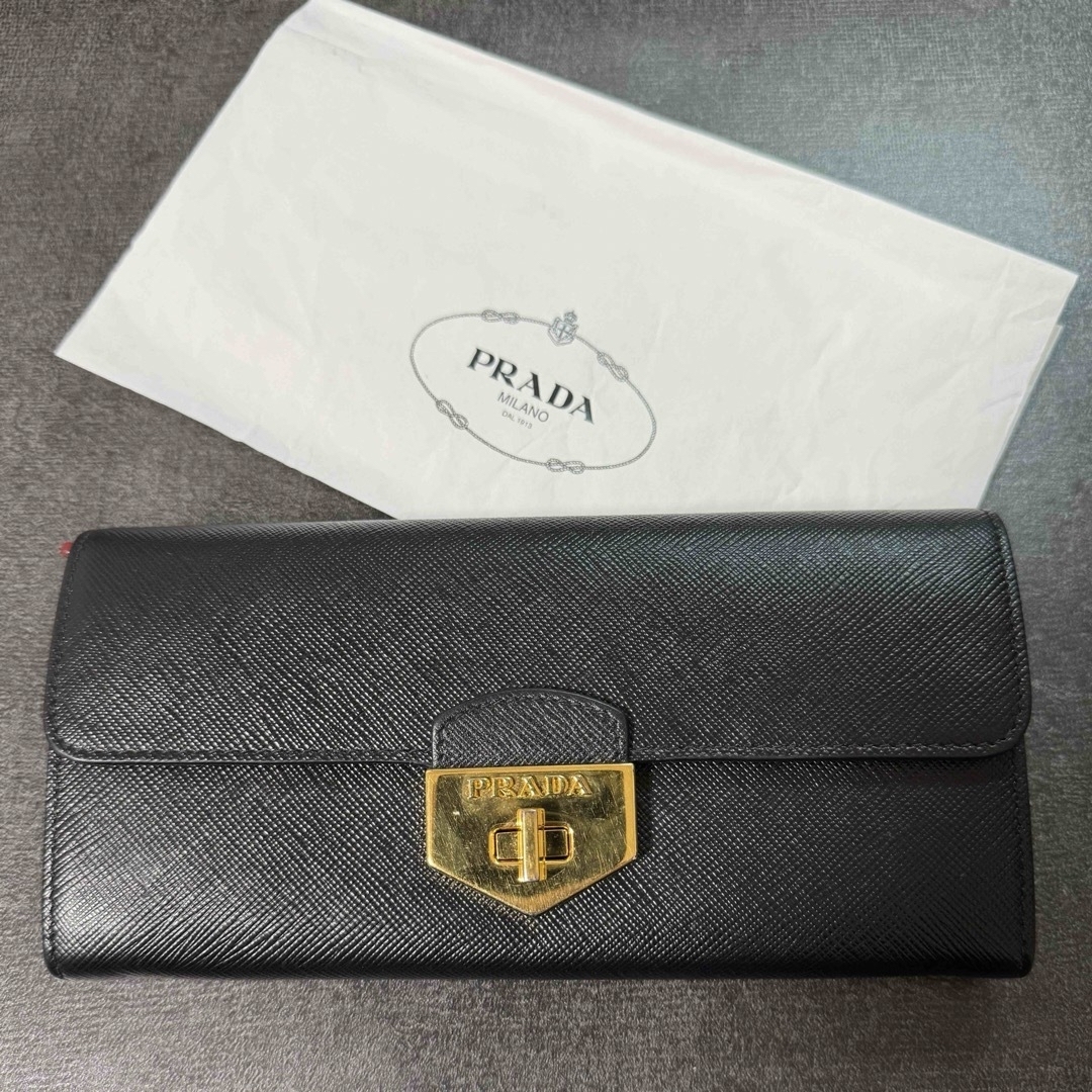 PRADA(プラダ)の【美品】PRADA 長財布 レディースのファッション小物(財布)の商品写真