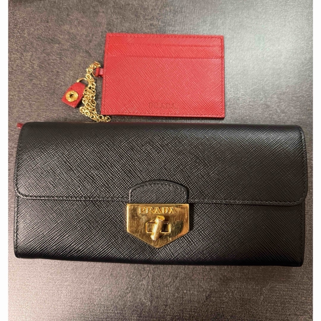 PRADA(プラダ)の【美品】PRADA 長財布 レディースのファッション小物(財布)の商品写真