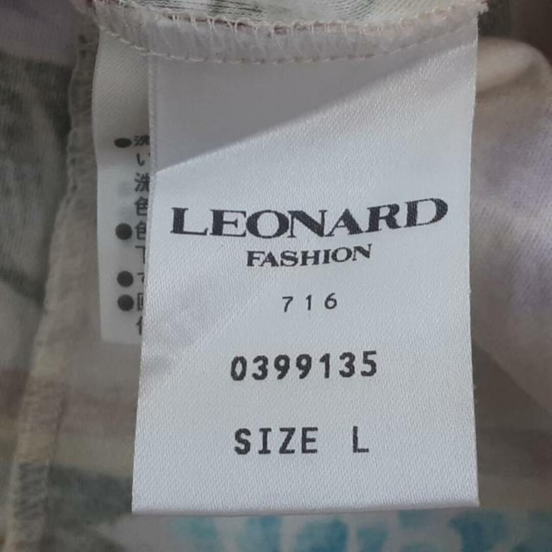 LEONARD(レオナール)のレオナール ノースリーブカットソー L美品  レディースのトップス(カットソー(半袖/袖なし))の商品写真