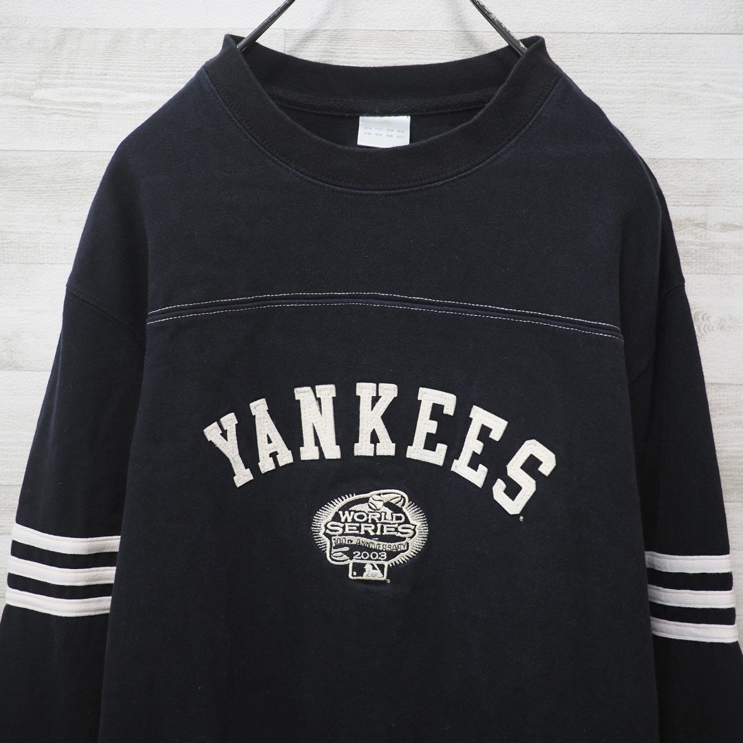 adidas(アディダス)のADIDAS×YANKEES ワールドシリーズ2003 L/S Tee -M メンズのトップス(Tシャツ/カットソー(七分/長袖))の商品写真