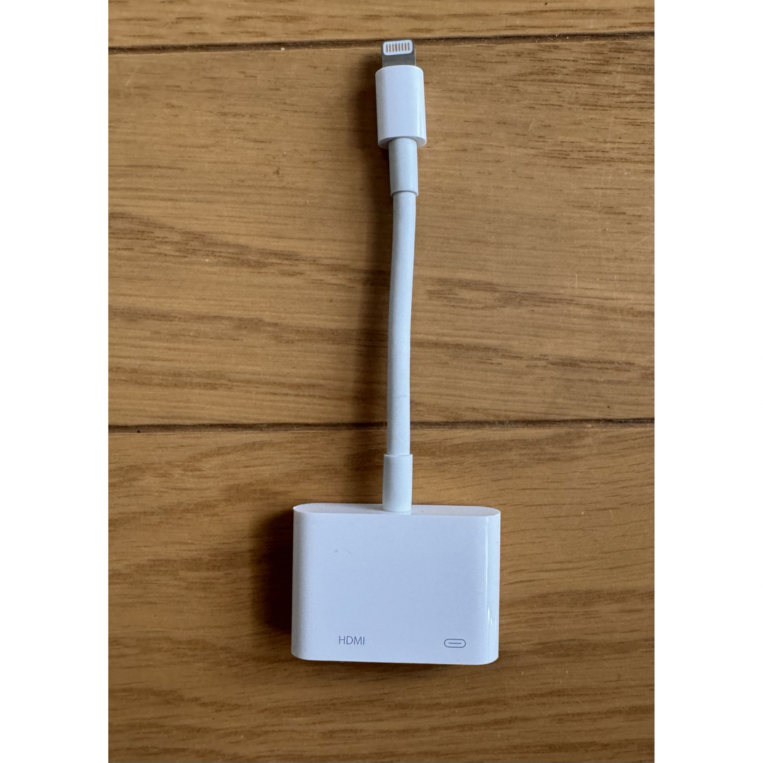 Apple(アップル)の【Apple純正】Lightning - Digital AVアダプタ スマホ/家電/カメラのテレビ/映像機器(映像用ケーブル)の商品写真