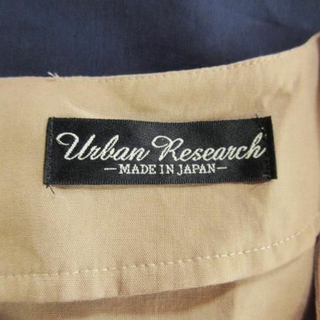 URBAN RESEARCH(アーバンリサーチ)のアーバンリサーチ ワンピース 半袖 ドッキング F 茶 210525YH16A レディースのワンピース(ミニワンピース)の商品写真