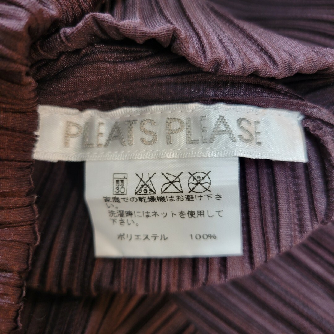 PLEATS PLEASE ISSEY MIYAKE(プリーツプリーズイッセイミヤケ)の【極美品】プリーツプリーズ　変形　フリル　袖　チュニック　ワンピース　サイズ3 レディースのトップス(チュニック)の商品写真