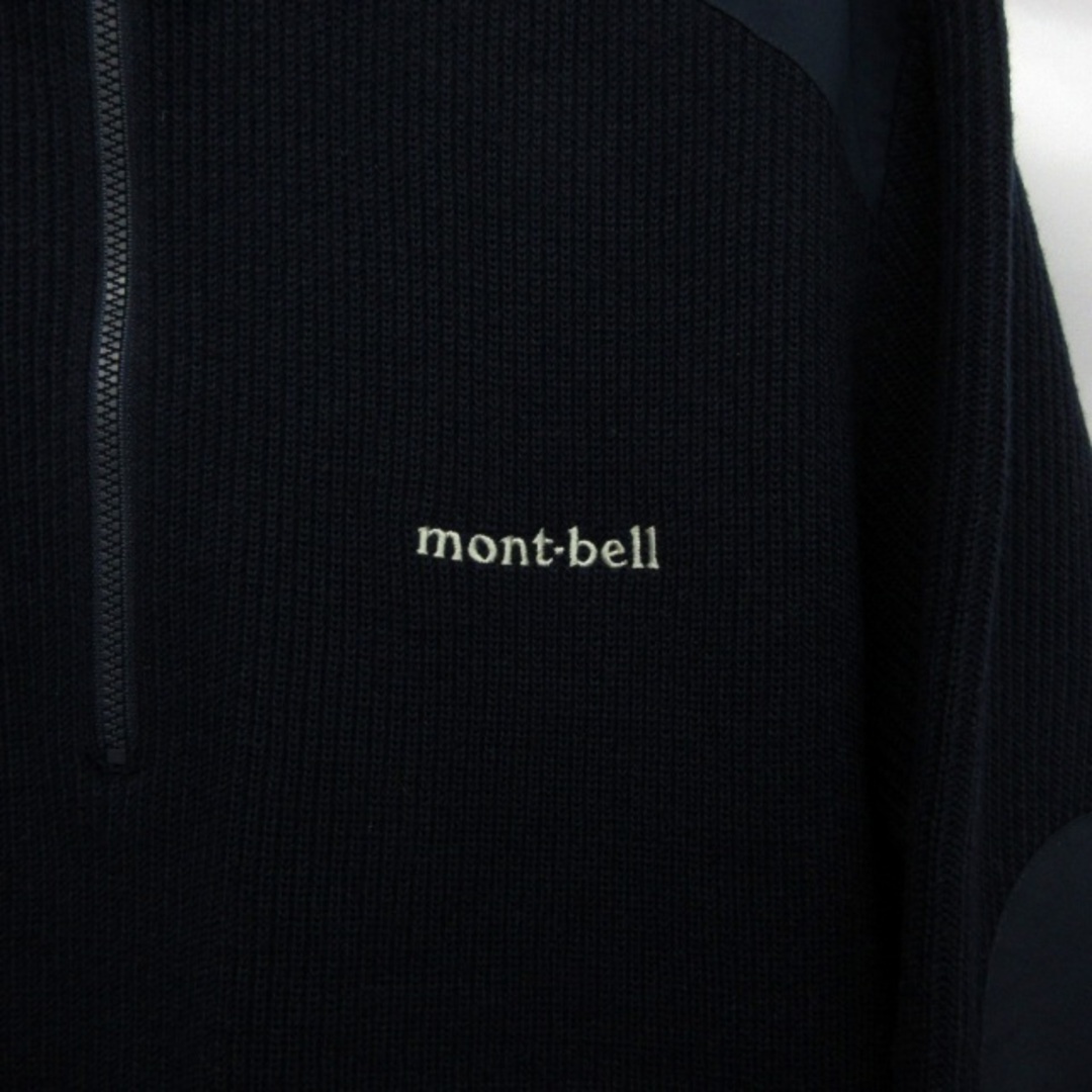 mont bell(モンベル)のモンベル ミッテルレギ ハーフジップ セーター ウール エルボーパッチ L メンズのトップス(ニット/セーター)の商品写真