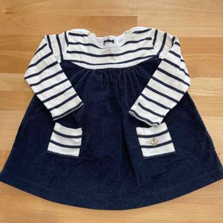 プチバトー(PETIT BATEAU)のPETIT BATEAUベビーワンピース(ワンピース)