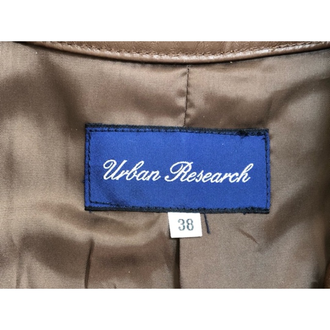 URBAN RESEARCH(アーバンリサーチ)のURBAN RESEARCH（アーバンリサーチ）WH56-17M007　ピックレザー　シングルライダースジャケット【E2328-007】 メンズのジャケット/アウター(ライダースジャケット)の商品写真