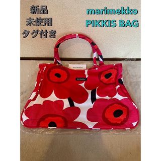 マリメッコ(marimekko)の【SALE】マリメッコ PIKKIS BAG  トートバッグ ウニッコ レッド(トートバッグ)