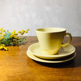 【入手困難】Woods ware ウッズウェア　ジャスミン　トリオセット1客(食器)