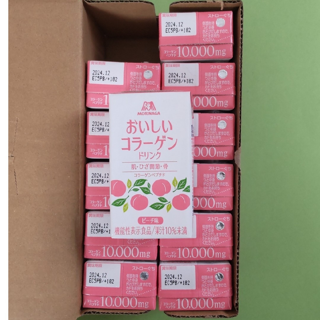 森永製菓(モリナガセイカ)の森永　おいしいコラーゲンドリンク 12本入り 食品/飲料/酒の健康食品(コラーゲン)の商品写真