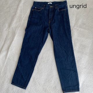 アングリッド(Ungrid)のungrid ストレート　デニム　インディゴ(デニム/ジーンズ)