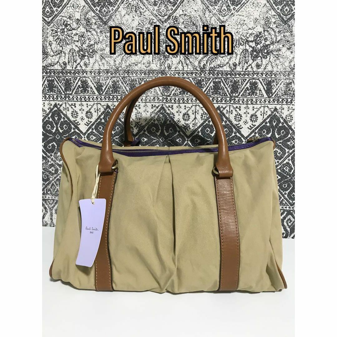 Paul Smith(ポールスミス)の【美品】Paul Smith ポールスミス ナイロン ハンドバッグ トート レディースのバッグ(ハンドバッグ)の商品写真