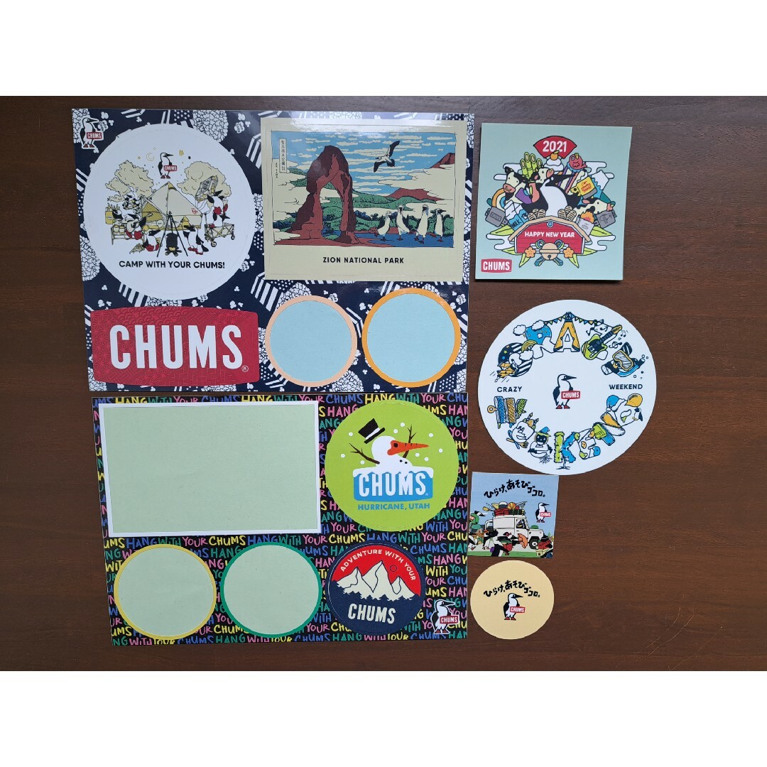 CHUMS(チャムス)のCHUMS ステッカー まとめ売り 9枚 エンタメ/ホビーのコレクション(ノベルティグッズ)の商品写真