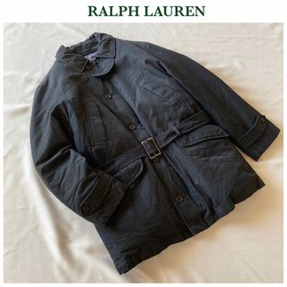 ラルフローレン(Ralph Lauren)のビンテージ ポロスポーツ ラルフローレン ベルト ダウンコート ダウンジャケット(ダウンコート)