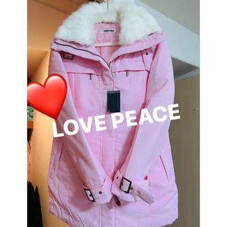 新品タグ付き　LOVE PEACE ベビーピンク色のブルゾン(ブルゾン)