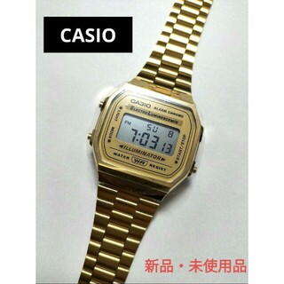 カシオ(CASIO)のCASIO カシオ デジタル 腕時計 チープカシオ ゴールド(腕時計(デジタル))