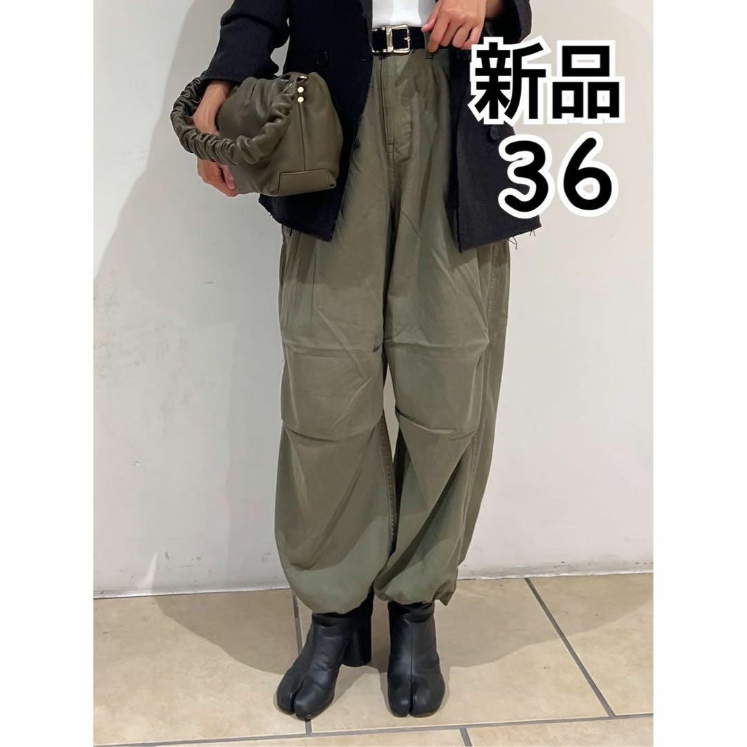 Plage(プラージュ)の36 今期★新品 Plage military パンツ ミリタリーパンツ カーキ レディースのパンツ(ワークパンツ/カーゴパンツ)の商品写真