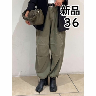 36 今期★新品 Plage military パンツ ミリタリーパンツ カーキ