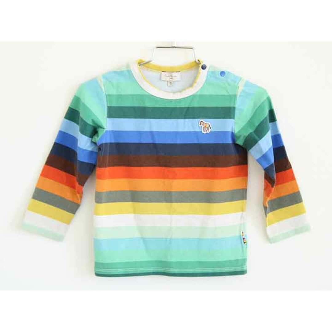 Paul Smith(ポールスミス)の【春物 新入荷!】†ポールスミスベビー/Paul Smith baby†90cm 長袖Tシャツ/長袖カットソー/ロンT 緑系【中古】子供服 キッズ kids ベビー服 baby 男の子 女の子 春秋 tops 402042 キッズ/ベビー/マタニティのベビー服(~85cm)(Ｔシャツ)の商品写真