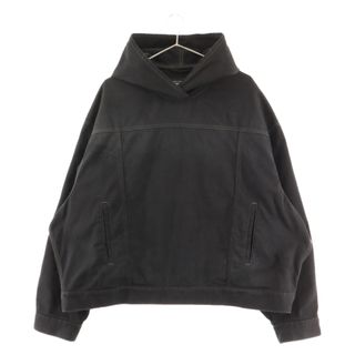 バレンシアガ(Balenciaga)のBALENCIAGA バレンシアガ 22AW デニムプルオーバージャケット パーカー ブラック 719313(Gジャン/デニムジャケット)