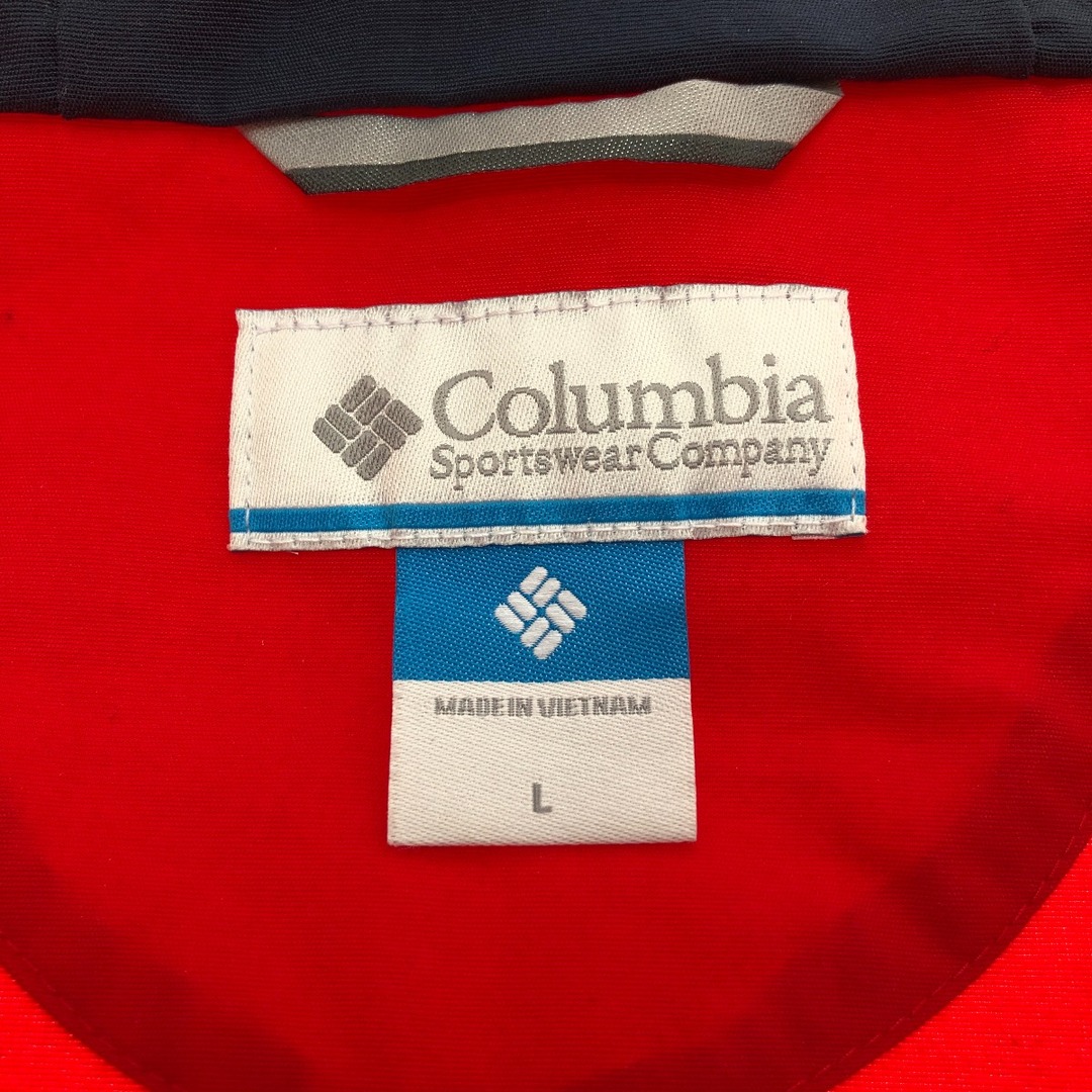 Columbia(コロンビア)の□□Columbia コロンビア ヴィザヴォナパス ジャケット Ｌサイズ PL3069 レッド×ネイビー レディースのジャケット/アウター(ナイロンジャケット)の商品写真