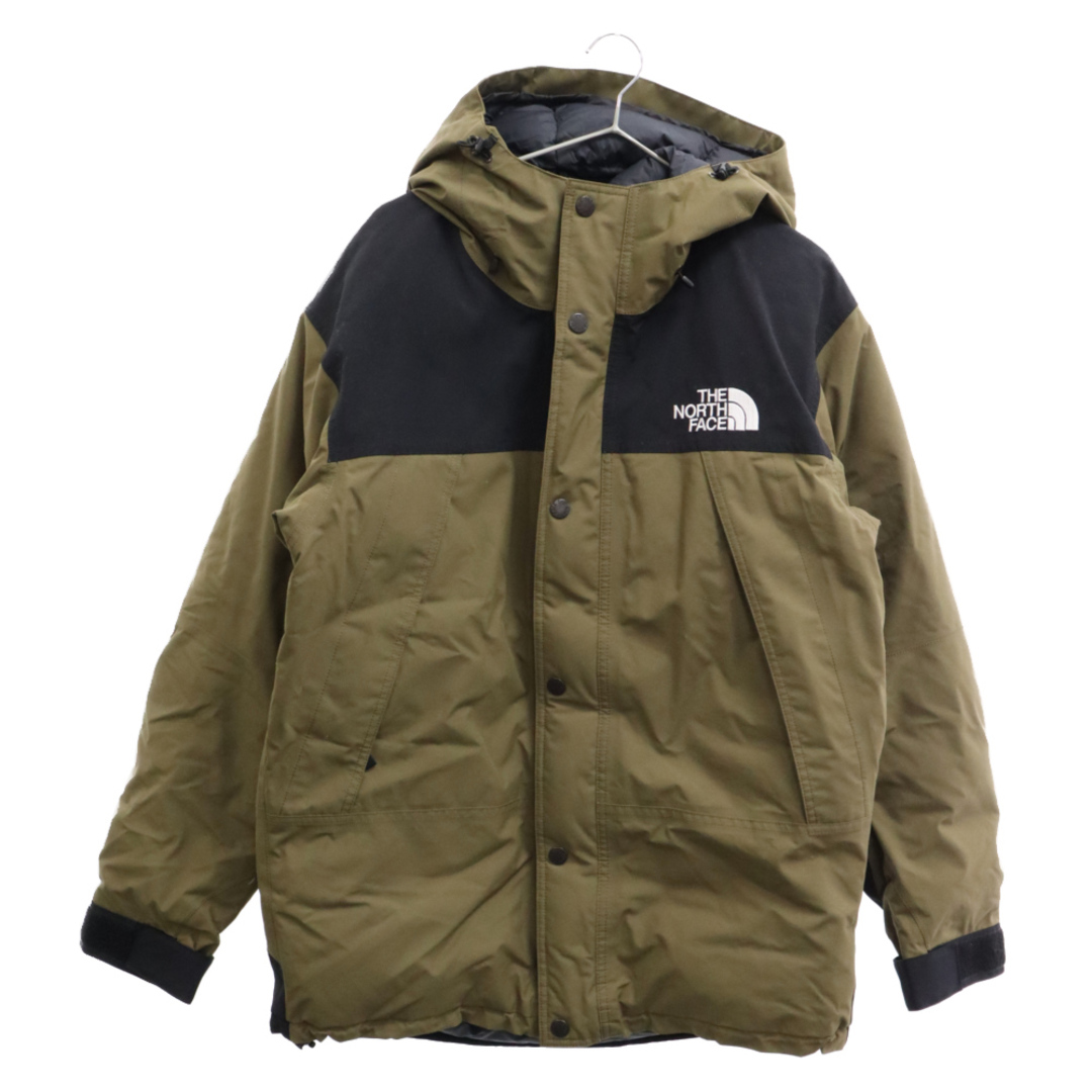 THE NORTH FACE ザノースフェイス MOUNTAIN DOWN JACKET GORE-TEX マウンテンダウン ジャケット カーキ ND9183777センチ身幅