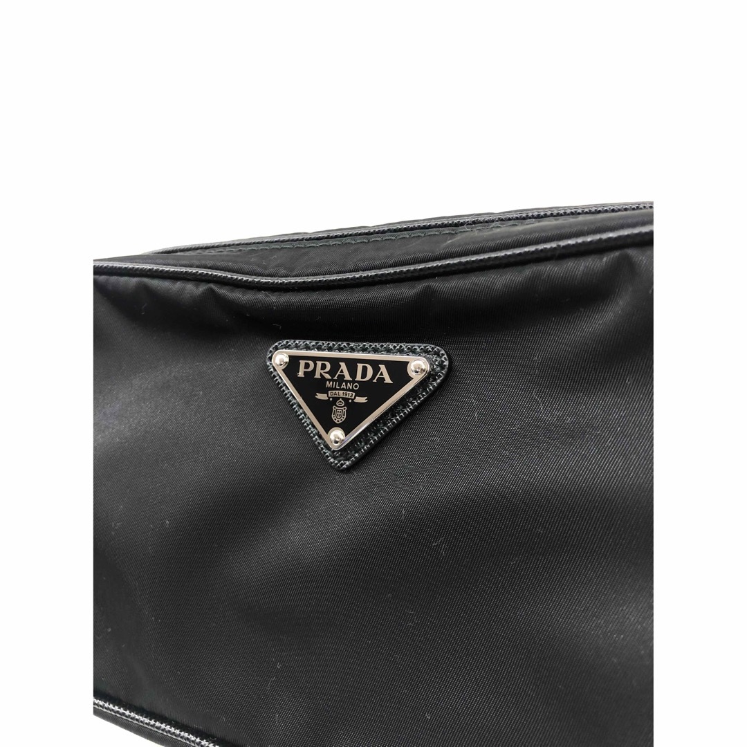 PRADA(プラダ)のPRADA プラダ サフィアーノ テスート ボディバッグ ウエストポーチ 黒 メンズのバッグ(ボディーバッグ)の商品写真