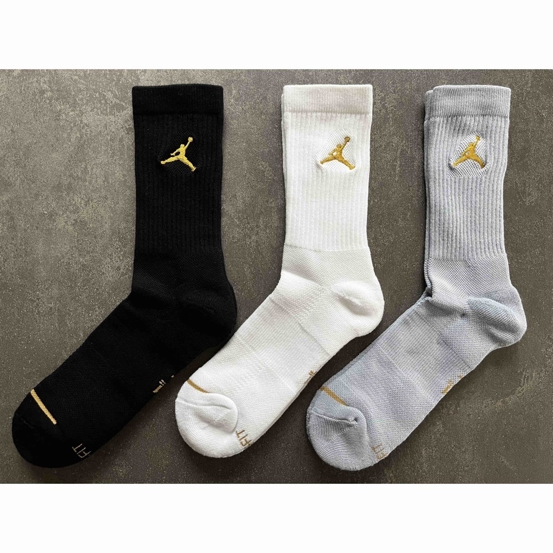 Jordan Brand（NIKE）(ジョーダン)のJORDAN(ジョーダン) メンズ バスケットソックス ジャンプマン 3足セット スポーツ/アウトドアのスポーツ/アウトドア その他(バスケットボール)の商品写真