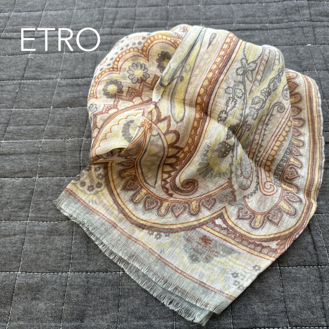 ETRO - ETRO エトロ ストール マフラー スカーフ ペイズリー ETRO - ETRO エトロ ストール マフラー スカーフ ペイズリー