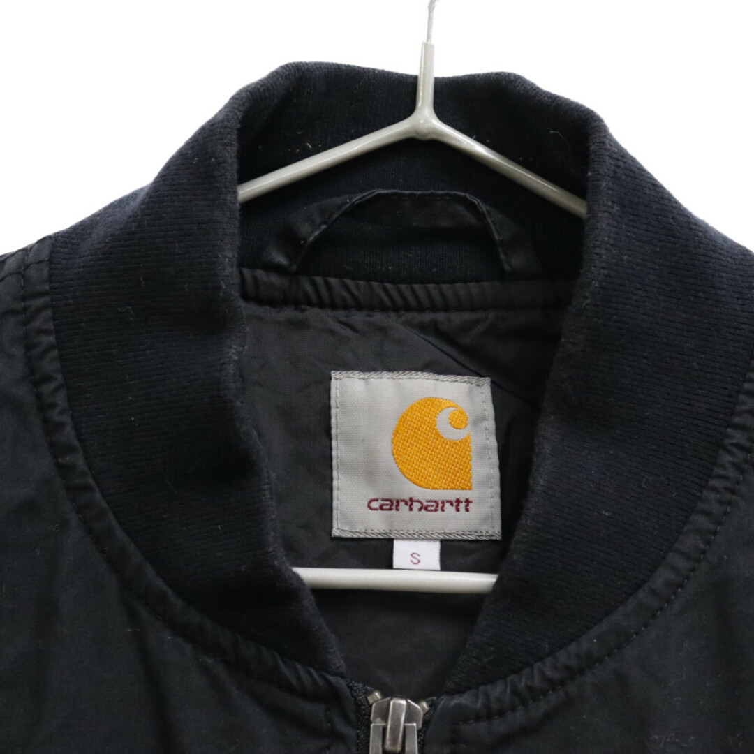 carhartt(カーハート)のCARHARTT カーハート ADAMS JACKET MA-1 アダムスジャケット フライトジャケット ブラック 18912 メンズのジャケット/アウター(フライトジャケット)の商品写真