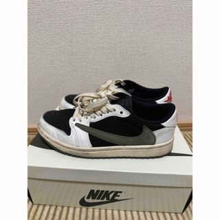 ナイキ(NIKE)のエアジョーダン１LOW × トラヴィススコット22.5センチ(スニーカー)