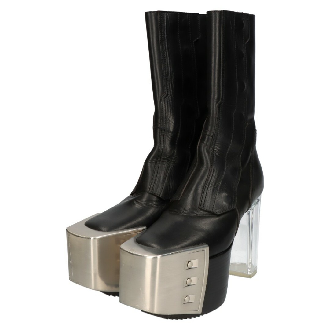 Rick Owens - Rick Owens リックオウエンス BEVELED PLATFORM BOOTS