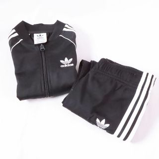 adidas - adidas アディダス　キッズ　ジャージ　セットアップ　黒　100㎝