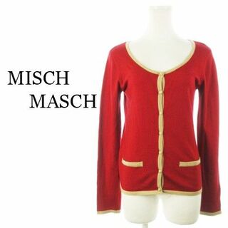 ミッシュマッシュ(MISCH MASCH)のミッシュマッシュ カーディガン 長袖 ウール混 赤 220629AH17A(カーディガン)