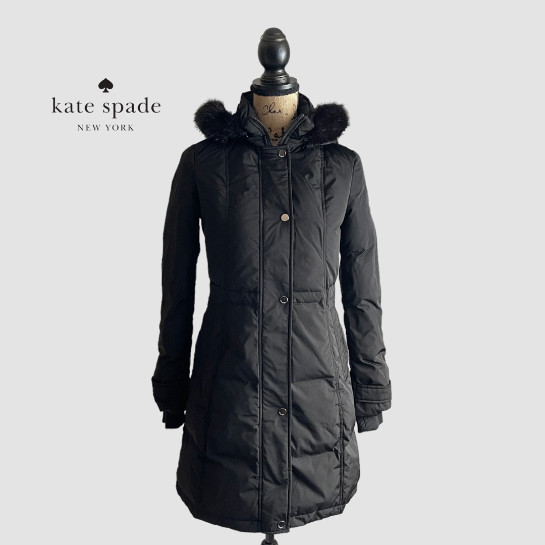 kate spade NEW YORK - Kate spade NEWYORK ダウンコート ブラック レディース