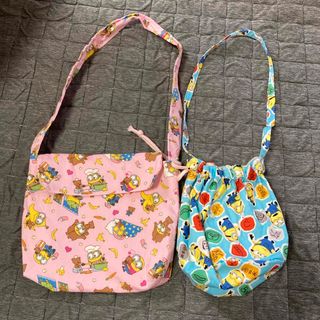 ハンドメイド　ショルダーバッグ＆巾着バッグ