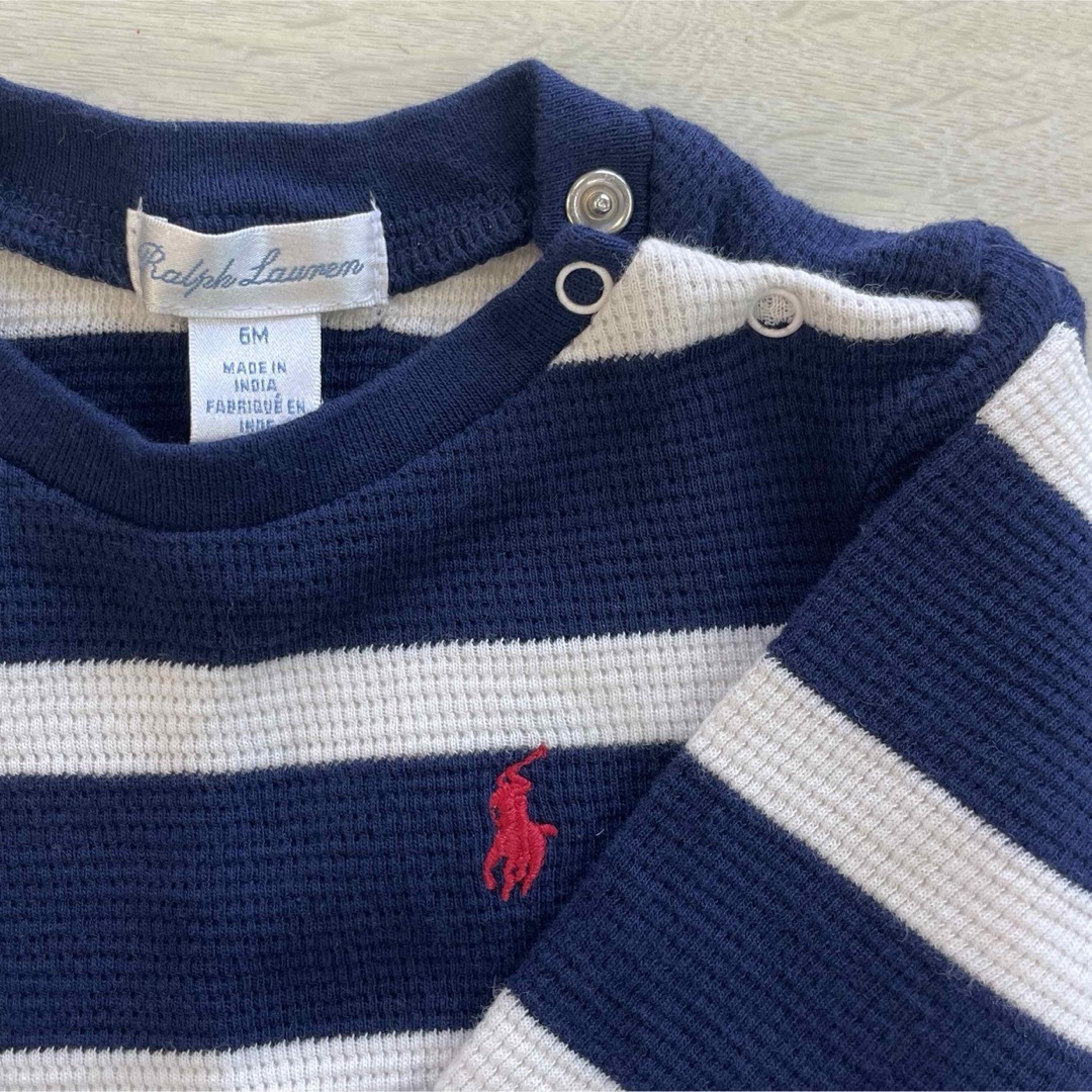 POLO RALPH LAUREN(ポロラルフローレン)のPOLO RALPH LAUREN　長袖6M(約60サイズ) キッズ/ベビー/マタニティのベビー服(~85cm)(シャツ/カットソー)の商品写真