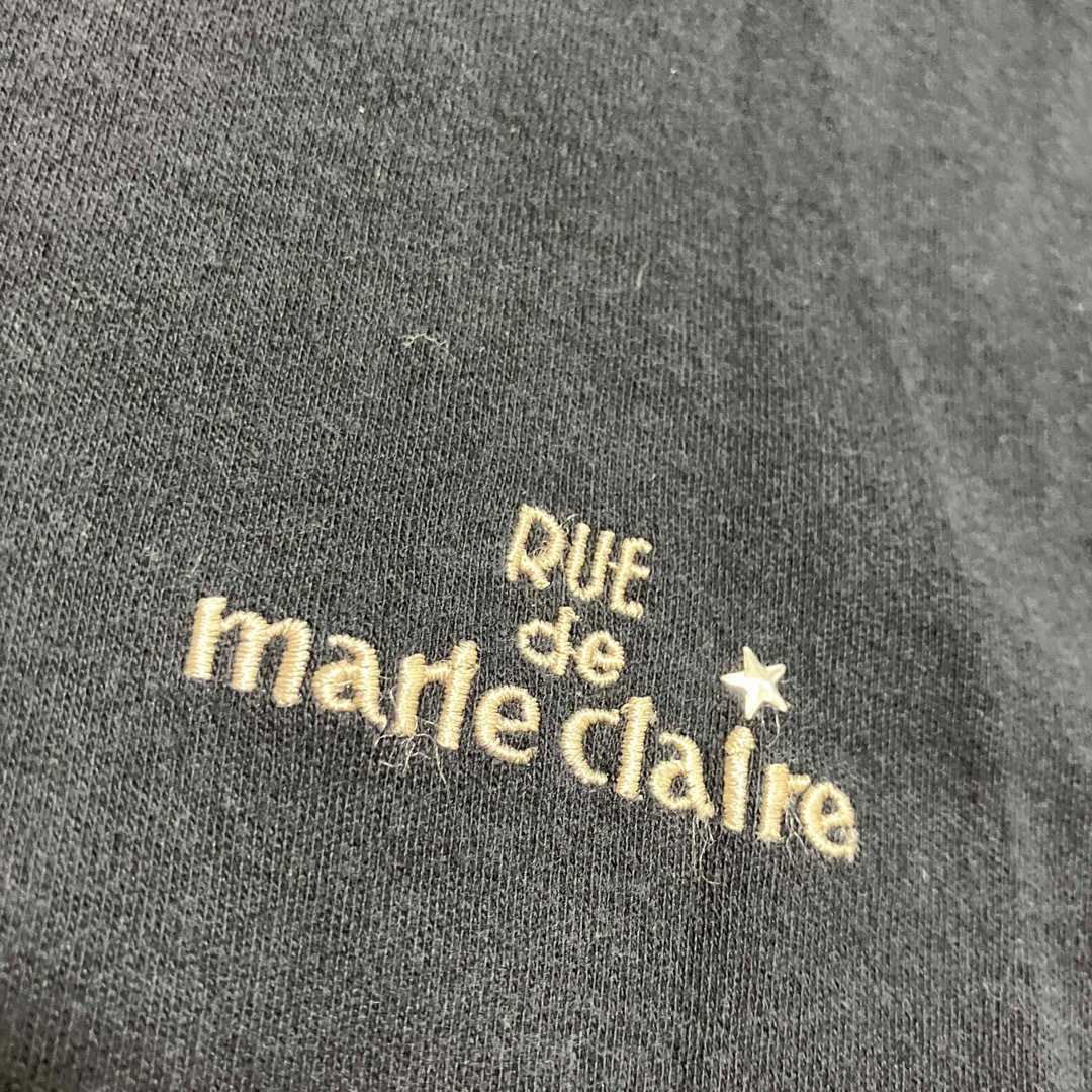 Marie Claire(マリクレール)のmarie claireマリクレール ハーフジップ  プルオーバー　黒　Lサイズ レディースのトップス(その他)の商品写真