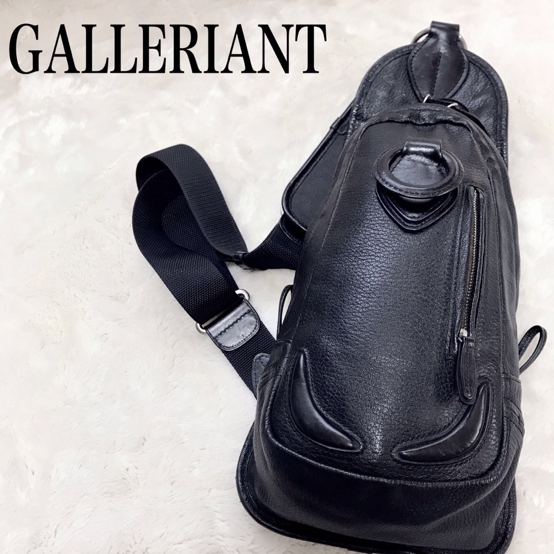 GALLERIANT(ガレリアント)の美品 GALLERIANT ボディバッグ ショルダーバッグ スリリングバッグ メンズのバッグ(ボディーバッグ)の商品写真