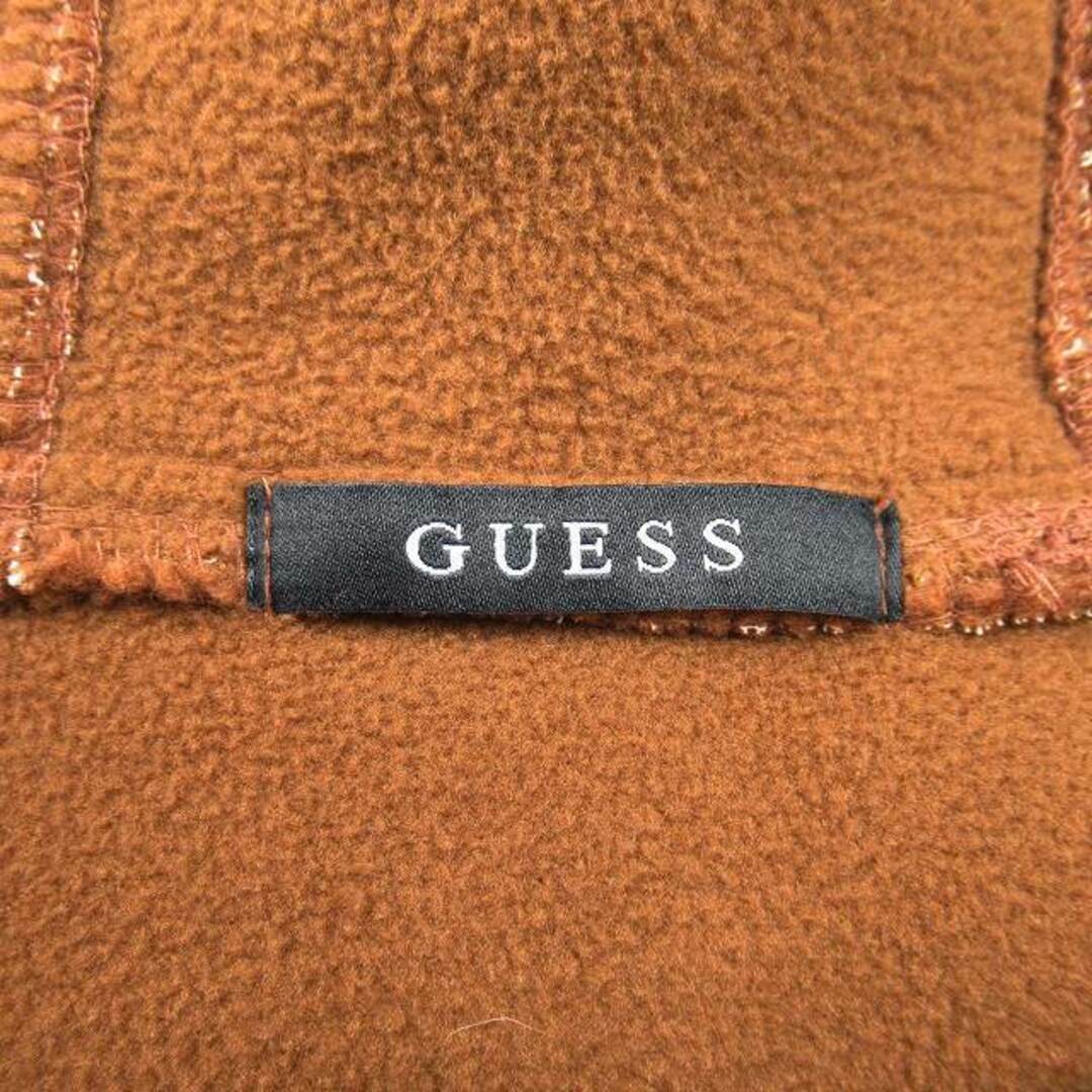 GUESS(ゲス)の19aw ゲス GUESS ボア フリース パーカー フーディー トライアングル メンズのトップス(パーカー)の商品写真