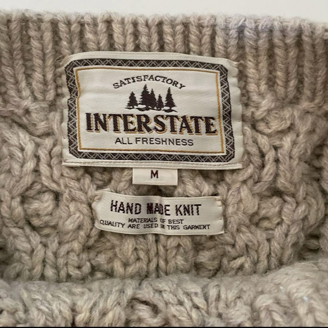 VINTAGE(ヴィンテージ)のINTER STATE handmade sweater 80~90s メンズのトップス(ニット/セーター)の商品写真